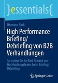 Rock |  High Performance Briefing/Debriefing von B2B Verhandlungen | Buch |  Sack Fachmedien