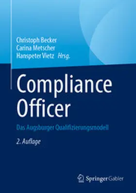 Becker / Metscher / Vietz |  Compliance Officer | eBook | Sack Fachmedien
