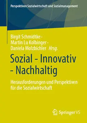Schmidtke / Molzbichler / Kolbinger |  Sozial - Innovativ - Nachhaltig | Buch |  Sack Fachmedien