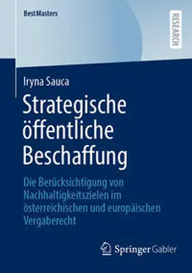 Sauca |  Strategische öffentliche Beschaffung | Buch |  Sack Fachmedien