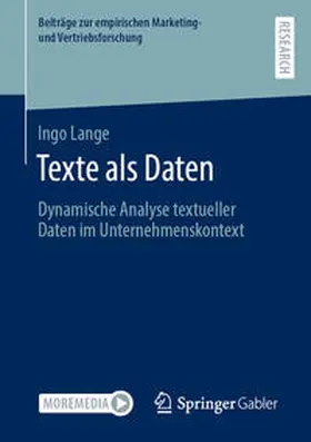 Lange |  Texte als Daten | eBook | Sack Fachmedien