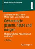 Hahmann / Rackow / Baresel |  Gerontologie gestern, heute und morgen | Buch |  Sack Fachmedien