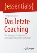 Bohdanov |  Das letzte Coaching | Buch |  Sack Fachmedien