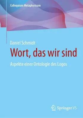 Schmidt |  Wort, das wir sind | Buch |  Sack Fachmedien
