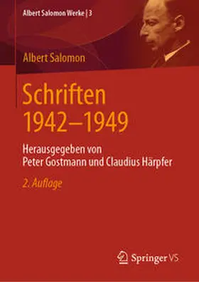 Salomon / Gostmann / Härpfer |  Schriften 1942-1949 | Buch |  Sack Fachmedien