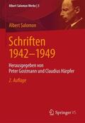 Salomon / Gostmann / Härpfer |  Schriften 1942-1949 | Buch |  Sack Fachmedien