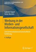 Siegert / Brecheis |  Werbung in der Medien- und Informationsgesellschaft | Buch |  Sack Fachmedien