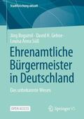 Bogumil / Gehne / Süß |  Ehrenamtliche Bürgermeister in Deutschland | Buch |  Sack Fachmedien