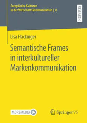 Hackinger |  Semantische Frames in interkultureller Markenkommunikation | Buch |  Sack Fachmedien