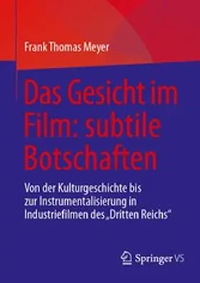 Meyer | Das Gesicht im Film: subtile Botschaften | E-Book | www.sack.de