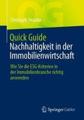 Straube |  Quick Guide Nachhaltigkeit in der Immobilienwirtschaft | Buch |  Sack Fachmedien