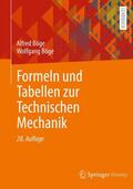 Böge |  Formeln und Tabellen zur Technischen Mechanik | Buch |  Sack Fachmedien
