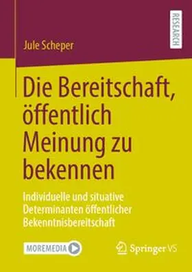 Scheper | Die Bereitschaft, öffentlich Meinung zu bekennen | E-Book | www.sack.de