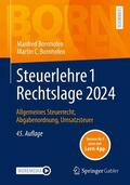 Bornhofen |  Steuerlehre 1 Rechtslage 2024 | Buch |  Sack Fachmedien