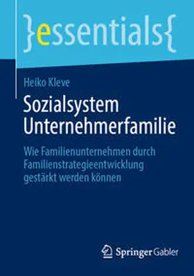 Kleve | Sozialsystem Unternehmerfamilie | E-Book | sack.de