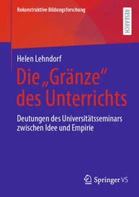 Lehndorf |  Die "Gränze" des Unterrichts | Buch |  Sack Fachmedien