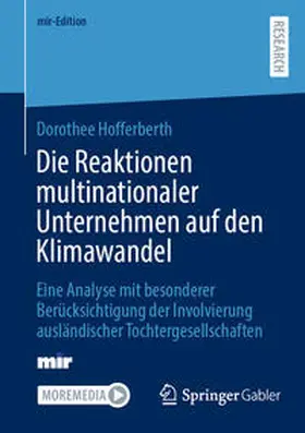 Hofferberth |  Die Reaktionen multinationaler Unternehmen auf den Klimawandel | Buch |  Sack Fachmedien