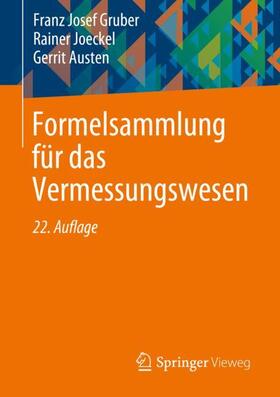 Gruber / Joeckel / Austen |  Formelsammlung für das Vermessungswesen | Buch |  Sack Fachmedien