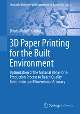 Abdullah Agha | 3D Paper Printing for the Built Environment | E-Book | www.sack.de