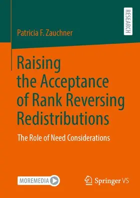 Zauchner |  Raising the Acceptance of Rank Reversing Redistributions | Buch |  Sack Fachmedien