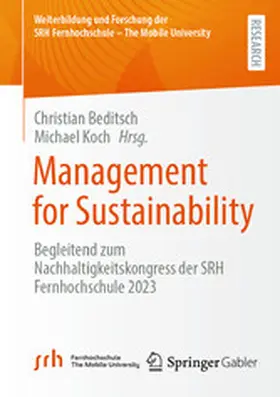 Beditsch / Koch | Management for Sustainability | E-Book | www.sack.de