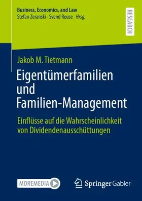 Tietmann |  Eigentümerfamilien und Familien-Management | Buch |  Sack Fachmedien