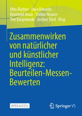 Richter / Drewitz / Steil |  Zusammenwirken von natürlicher und künstlicher Intelligenz: Beurteilen-Messen-Bewerten | Buch |  Sack Fachmedien