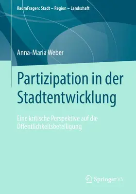 Weber |  Partizipation in der Stadtentwicklung | Buch |  Sack Fachmedien