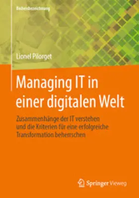 Pilorget | Managing IT in einer digitalen Welt | E-Book | www.sack.de