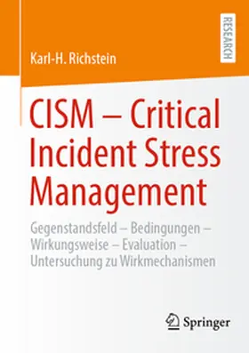 Richstein |  CISM - Critical Incident Stress Management | eBook | Sack Fachmedien