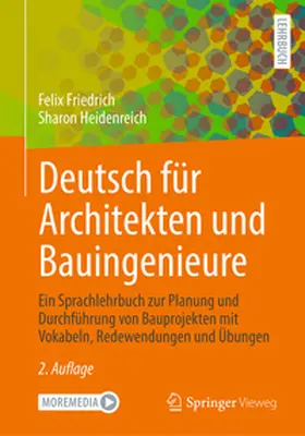 Heidenreich / Friedrich |  Deutsch für Architekten und Bauingenieure | Buch |  Sack Fachmedien