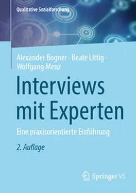 Bogner / Littig / Menz |  Interviews mit Experten | eBook | Sack Fachmedien