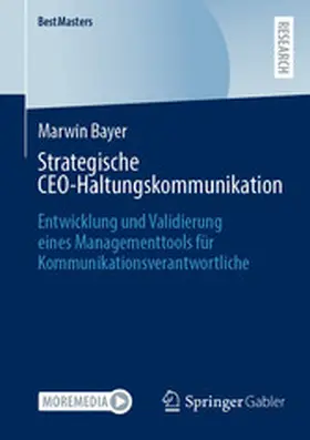 Bayer |  Strategische CEO-Haltungskommunikation | eBook | Sack Fachmedien