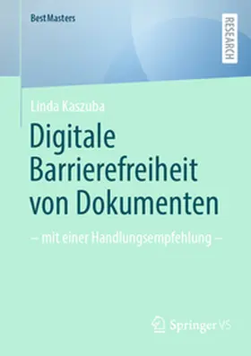 Kaszuba | Digitale Barrierefreiheit von Dokumenten | E-Book | www.sack.de
