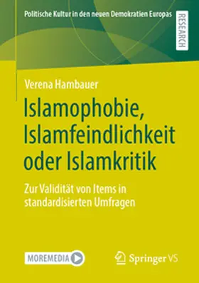 Hambauer |  Islamophobie, Islamfeindlichkeit oder Islamkritik | Buch |  Sack Fachmedien