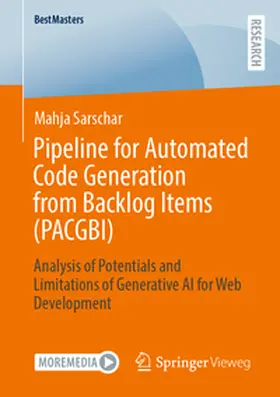 Sarschar | Pipeline for Automated Code Generation from Backlog Items (PACGBI) | E-Book | sack.de