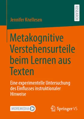 Knellesen |  Metakognitive Verstehensurteile beim Lernen aus Texten | Buch |  Sack Fachmedien