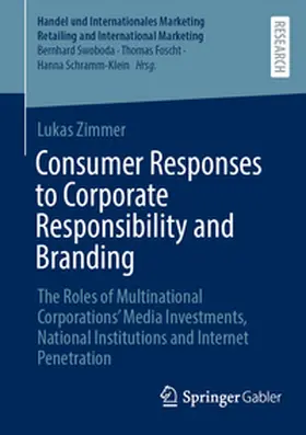 Zimmer |  Consumer Responses to Corporate Responsibility and Branding | eBook | Sack Fachmedien