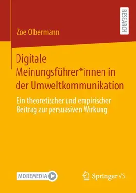 Olbermann |  Digitale Meinungsführer*innen in der Umweltkommunikation | Buch |  Sack Fachmedien