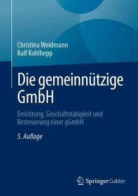 Weidmann / Kohlhepp | Die gemeinnützige GmbH | Buch | 978-3-658-48126-1 | www.sack.de