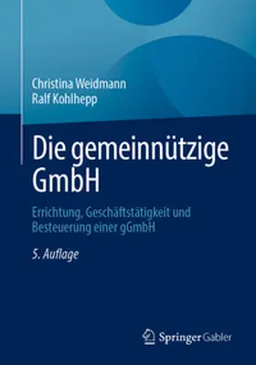 Weidmann / Kohlhepp |  Die gemeinnützige GmbH | eBook | Sack Fachmedien
