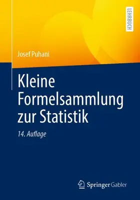 Puhani |  Kleine Formelsammlung zur Statistik | Buch |  Sack Fachmedien