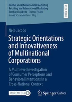 Jacobs |  Strategic Orientations and Innovativeness of Multinational Corporations | eBook | Sack Fachmedien
