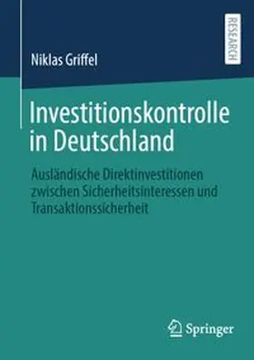 Griffel | Investitionskontrolle in Deutschland | E-Book | www.sack.de