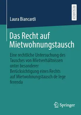 Biancardi |  Das Recht auf Mietwohnungstausch | Buch |  Sack Fachmedien
