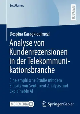 Karagkioulmezi |  Analyse von Kundenrezensionen in der Telekommunikationsbranche | Buch |  Sack Fachmedien