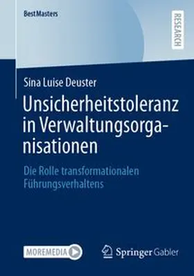 Deuster |  Unsicherheitstoleranz in Verwaltungsorganisationen | eBook | Sack Fachmedien