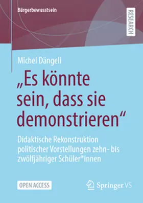 Dängeli |  "Es könnte sein, dass sie demonstrieren" | Buch |  Sack Fachmedien
