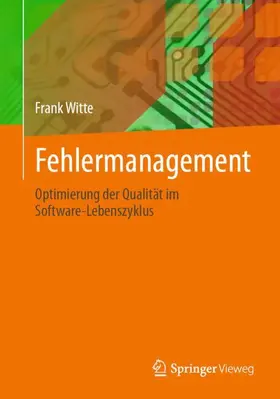 Witte |  Fehlermanagement | Buch |  Sack Fachmedien