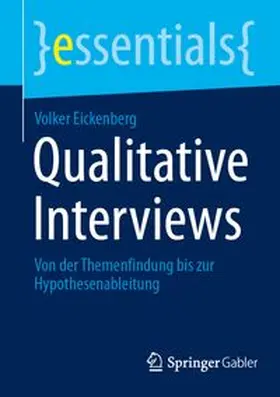 Eickenberg |  Qualitative Interviews | Buch |  Sack Fachmedien